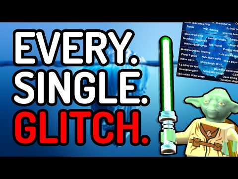 EVERY Glitch in LEGO Star Wars: The Complete Saga - Iceberg Explained