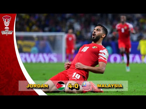 الاردن يحلق عاليا بسماء قطر 🔥🔥 | الاردن - ماليزيا 4-0 كأس اسيا 2024 تعليق عبد الرحمن عبد الله 1080p