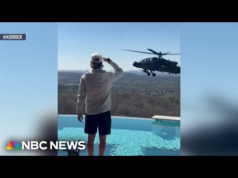 Army suspends aircrew flying helicopters near Kid Rock's home