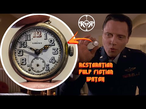Restoration of the Pulp Fiction Gold-Watch | WW1 Military Trench Watch Lancet