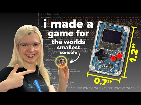 I made a game for the worlds smallest Game Boy