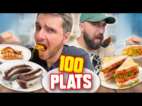 ON MANGE 100 PLATS D’AFFILÉE (et on les juge)(On en peut plus)