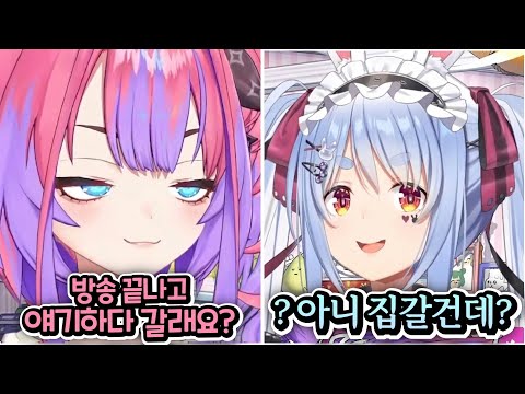 "바람같이 사라지는 멤버가 한 명 있다" [홀로라이브 | 우사다 페코라 | 키키라라 비비]