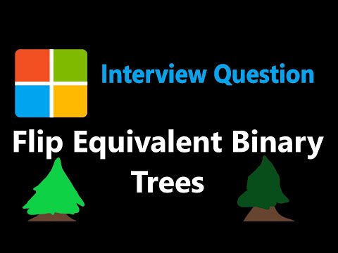 Flip Equivalent Binary Trees - Leetcode 951 - Python