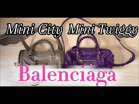 Balenciaga Mini City bag compared to Mini Twiggy