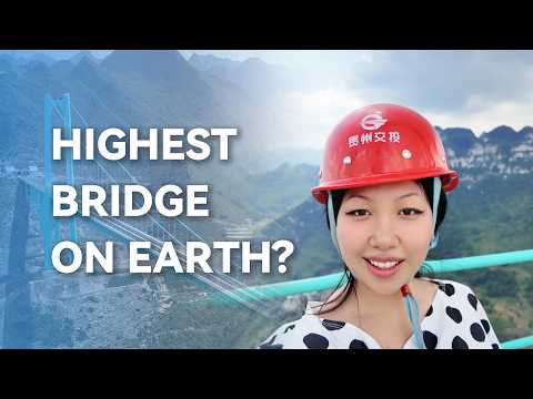 Climbing World's Highest Bridge in China (My Hands Were Shaking!)