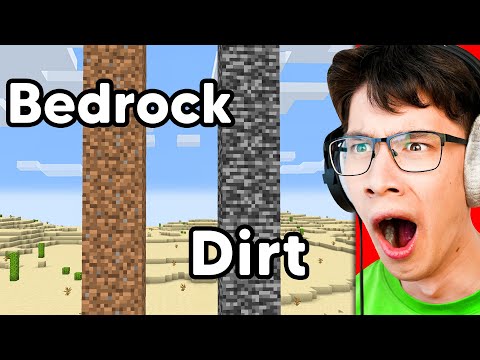 I Fooled my Friend by SWAPPING Bedrock and Dirt in Minecraft…