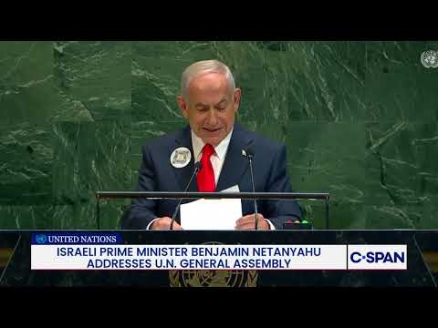 Israeli Prime Minister Benjamin Netanyahu UN General Assembly Address