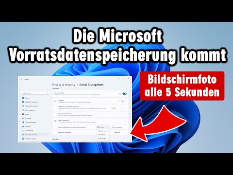 Microsoft totale Überwachung mit neuer RECALL-Funktion - Bildschirmfoto alle 5 Sekunden