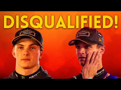 Norris and Piastri DISQUALIFIED at the 2025 LAS VEGAS F1!