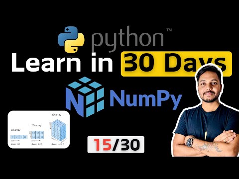 Python for Data Engineers & Data Analysts | Numpy Array for Data Tutorials Beginner #python #15/30
