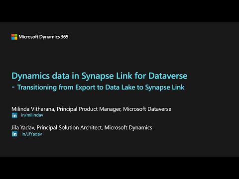 Transitioning from Export to Azure Data Lake to Synapse Link | TechTalk