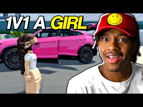 I 1V1'D A GIRL IN ROBLOX DRIVING EMPIRE