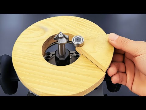New invention | Round jig handheld tube machine | Square curved angle joint many carpenters not know