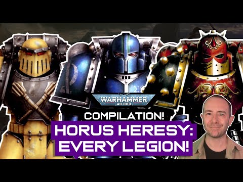 Every Legion of the HORUS HERESY: Origins and Lore | Warhammer Space Marine Lore Compilation