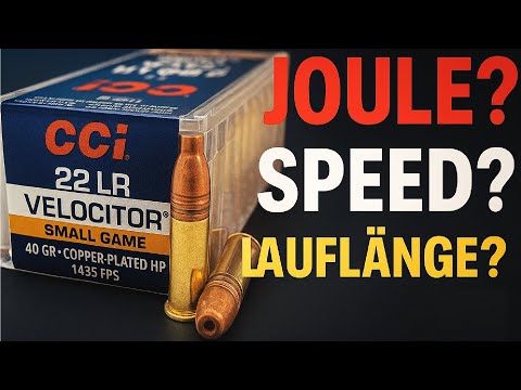 Deutschlands stärkste .22lr Patrone - Tested!