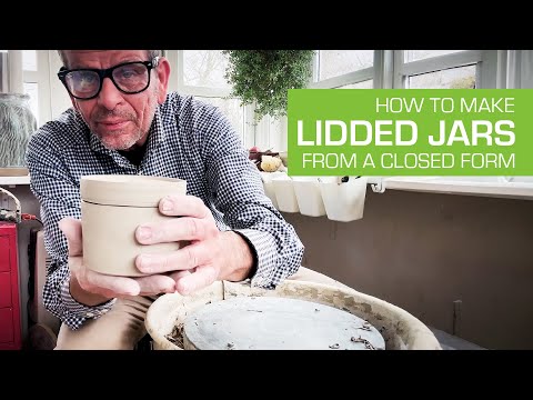 156. Wheel Throwing a Lidded Jar from a Closed Form