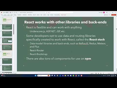 Dr. J's Web Technologies:  React