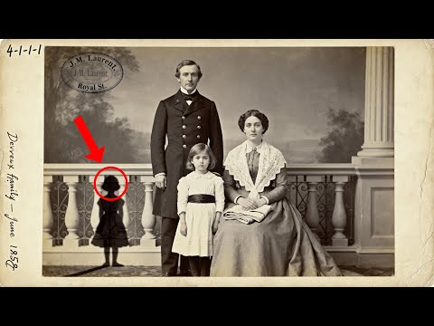 This 1858 Studio Portrait Looks Elegant Until You Notice The Shadow