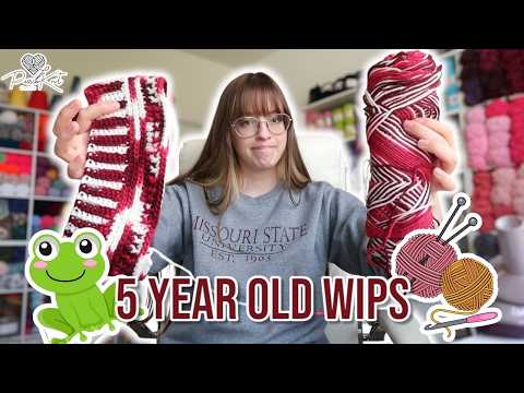 Frog or Finish ALL my WIPs | Part 1 | PassioKnit Vlog