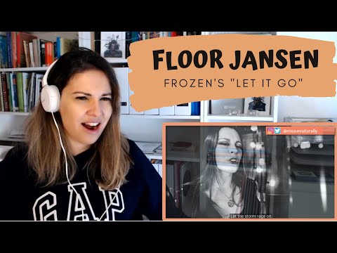 REACTION to Floor Jansen FROZEN'S "Let It Go"