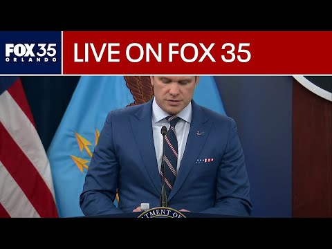 Pentagon briefing amid operations in the Middle East