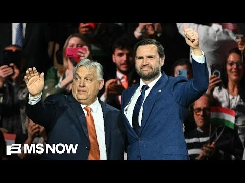 VP Vance campaigns for Hungarian PM Orbán in Budapest