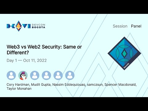 Web3 vs Web2 Security: Same or Different? | Devcon Bogotá