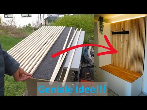 Akustikpaneele einfach und günstig selber bauen/ statt 300€ nur 70€/ DIY und Garderobe makeover