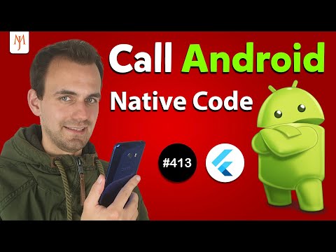 Flutter Tutorial - How To Call Android Native Code | 1/2 Java & Kotlin Platform Specific Code