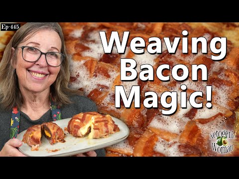 Weaving Bacon Magic | Bacon Weave Burgers, Bacon Wrapped Brie, Bacon Weave Tacos