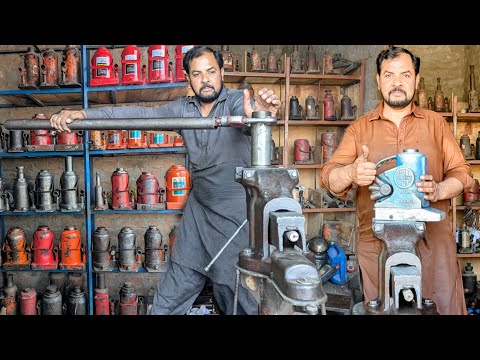 Amazing Restoration of 50 Ton Hydraulic jack | How to Repair Old hydraulic jack Restoration