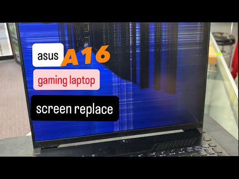 how to replace asus gaming laptop screen.