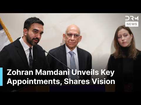 Zohran Mamdani Announces First Deputy Mayor and Chief of Staff in First Major Address | AC1N