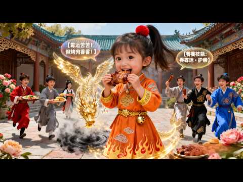 小饕餮餓到發瘋，想把重傷大叔當口糧！不料竟意外治好他進了府，進府後吞黴運救五個哥哥，全家抱盆追著餵，還揍得壞姐姐哭唧唧！#短剧 #drama #短剧推荐 #萌娃 #古装 #种田