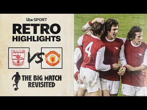 RETRO HIGHLIGHTS: Arsenal v Manchester United | November 1975 | The Big Match Revisited