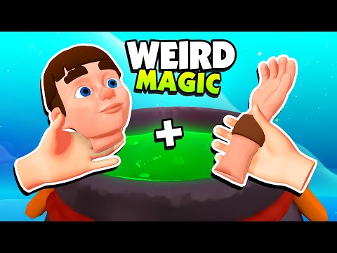I Combined the WEIRDEST Ingredients to Make MAGIC in VR! - King of Magic VR