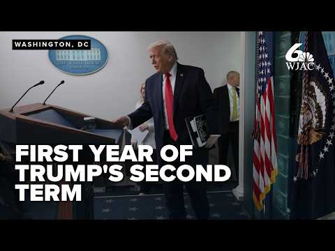 FULL: Trump joins Karoline Leavitt to tout accomplishments of first year of second term