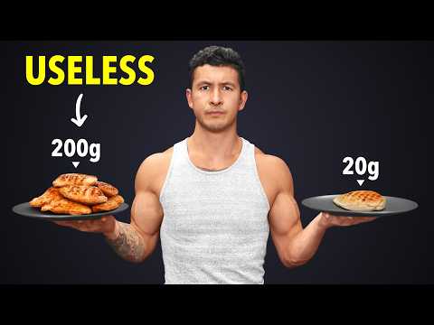 More Protein DOESN'T Build Muscle?! (NEW RESEARCH)
