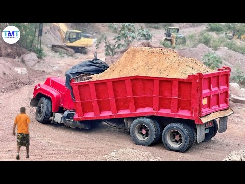 Extremely dangerous monster wood truck driving skills | climbing | heavy load #179