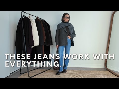7 Casual Winter Outfits with Straight-Leg Jeans | How to Style Them with EVERY Winter Shoe
