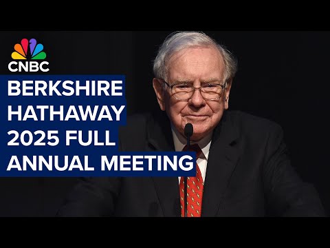Watch Warren Buffett preside over the full 2025 Berkshire Hathaway annual shareholder meeting