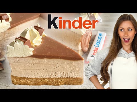 The Best Kinder Cheesecake Ever! EASY