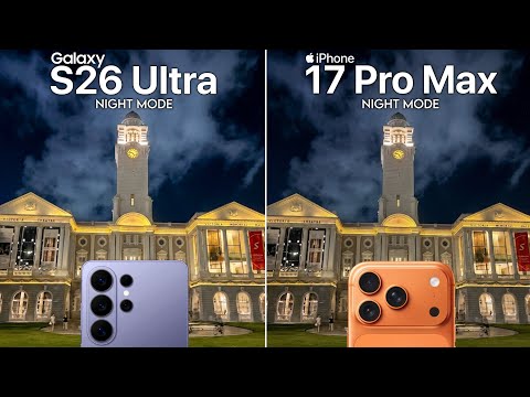 Samsung Galaxy S26 Ultra VS iPhone 17 Pro Max NIGHT MODE Camera Test