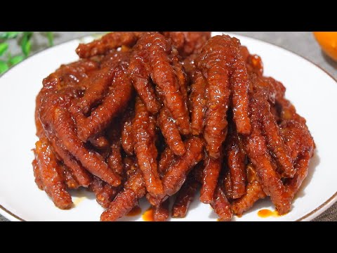 Auntie Shandong teaches you how to make secret tiger skin chicken feet, which is simple and soft