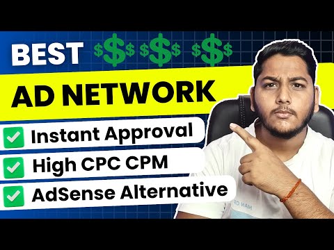 Best Ad Network for Website | High $$ CPC 🤑 CPM | Instant Approval | Best AdSense Alternative