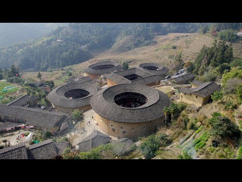 [Eng Sub] 福建土楼之旅，如神话般的存在，被誉为世界建筑史上的一朵奇葩｜The Earthen Building in Fujian Province Tour