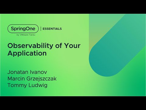 Observability of Your Application