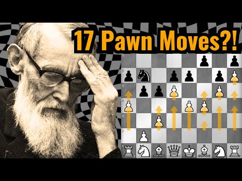 17 Pawn Moves In A Row!! Famous Win By The "Pawn Mower Man"