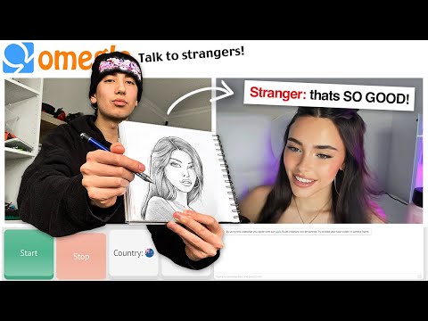 I Tried Drawing STRANGERS on OMEGLE..🎨 *wholesome*